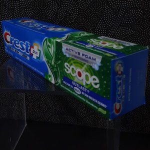 🔵 $ 3.00 CREST PLUS TOOTHPASTE  SCOPE OUTLAST 7.2oz